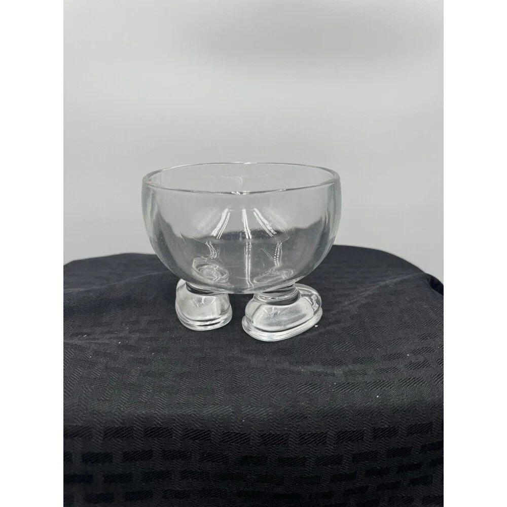 Super Cute  Glass Footed Bowl